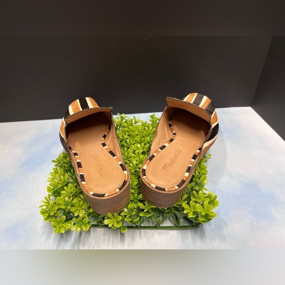 MADEWELL Willa Striped Calf Hair Loafers - Picture 6 of 9